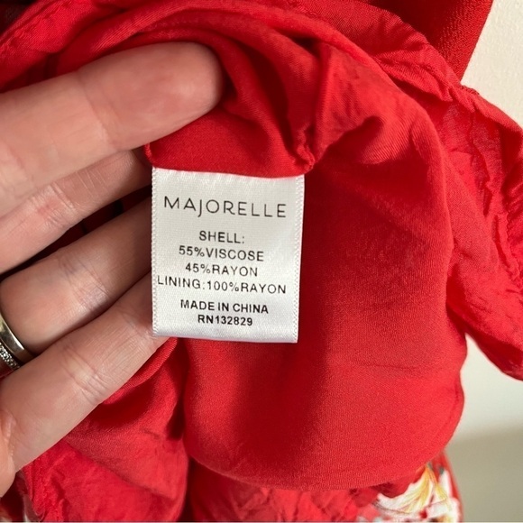 MAJORELLE x REVOLVE Salsa Floral Dress in Fruit Punch - Picture 9 of 10